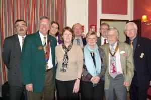 Allan with Chris, Vicki, Sue, Anton, Wiena, Jim, Richard and Noel.